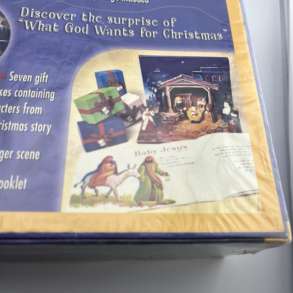 Rare What God Wants for Christmas Interactive Nativity Family Life 2005 Unopened
